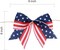 12-Piece American Flag Bow Set - 6" Patriotic Star & Stripes Bows - Red, White, and Blue Decorative Wreath Bows for 4th of July, Independence Day Party Favors, Gift Wrapping, and Front Door Decor